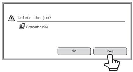 SHARP MX-2614N - Cancel the job. - 1