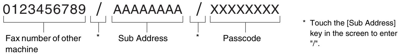SHARP MX-2614N - F-CODE DIALLING - 1