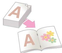 SHARP MX-2614N - Assemble output into a pamphlet - 1