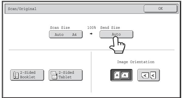 SHARP MX-2614N - Select the mode and display the image settings screen. - 1