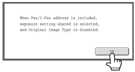 SHARP MX-2614N - Select the mode and display the exposure settings screen. - 1