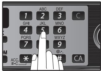 SHARP MX-FX12 - Press the 10-key pad to enter the ID CODE and choose a value between 0-999. Then press the [OK] key. - 1