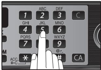 SHARP MX-FX12 - Press the numeric keys to enter the two-digit number (01 to 10) that identifies the fax number you wish to delete. - 1