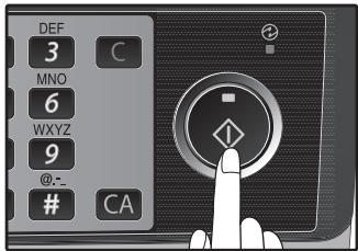 SHARP MX-FX12 - Press the [START] key ( Ⓒ). - 1