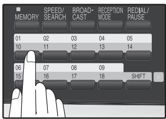 SHARP MX-FX12 - Dial the fax number of the receiving machine. - 2