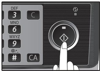 SHARP MX-FX12 - Press the [START] key ( Ⓒ). - 1