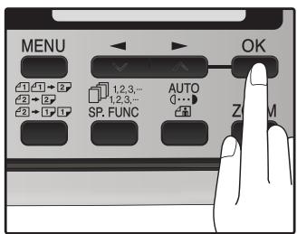 SHARP MX-FX12 - Press the [2-SIDED TX] key until the appropriate setting appears. - 5