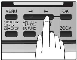 SHARP MX-FX12 - Press the [←] key (→) or [▷] key (→) to set the alarm beeps to the desired length or to turn them off. - 1
