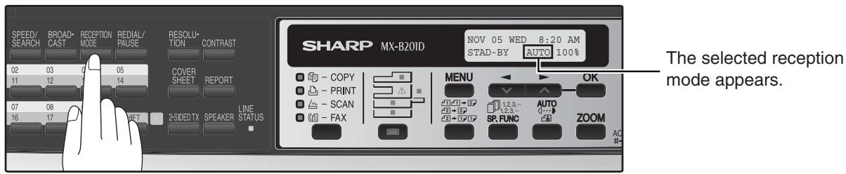 SHARP MX-FX12 - A.M. mode: - 1