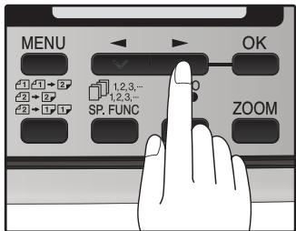 SHARP MX-FX12 - Press the [←] key (→) or [▷] key (→) to select the printing condition and press the [OK] key. - 1