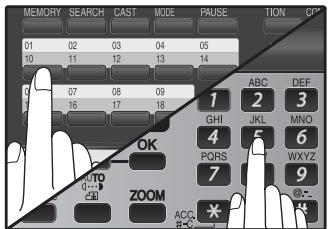 SHARP MX-FX12 - Storing numbers - 3