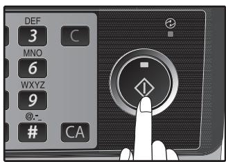 SHARP MX-FX12 - Press the [START] key ( Ⓒ). - 1