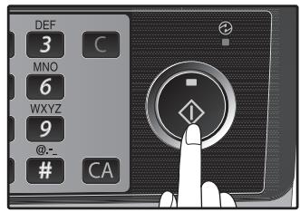 SHARP MX-FX12 - Press the [START] key ( Ⓒ). - 1