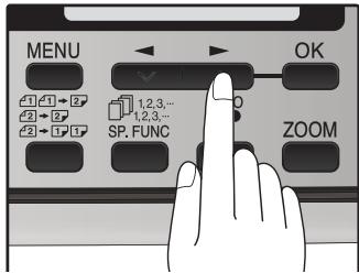 SHARP MX-FX12 - Press the [←] key (→) or [▷] key (→)"1:SET" or "2:CLEAR", and then press the [OK] key. - 1