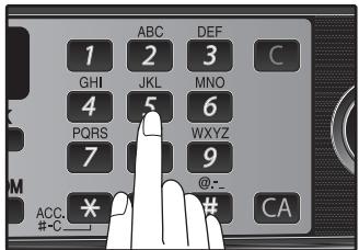 SHARP MX-FX12 - Storing numbers - 4