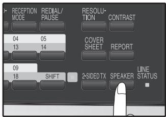 SHARP MX-FX12 - Set the original in the RSPF and press the [SPEAKER] key. (See "SETTING THE ORIGINAL" (p.49)) - 1