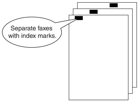 SHARP MX-FX12 - SETTING THE INDEX FUNCTION - 1