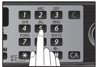 SHARP MX-FX12 - Enter the time at which transmission will take place with the numeric keys. - 1