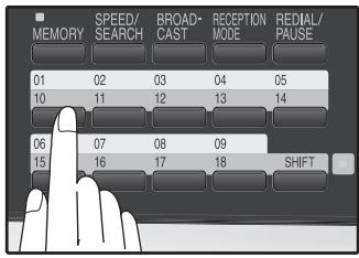 SHARP MX-FX12 - Press the Rapid key you wish to use as a Group key. - 1