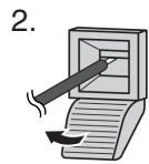 SHARP PN-655E - Anschlieben der Laufsprecherkabel - 2