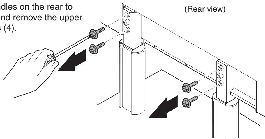 SHARP PN-655E - Removing the Temporary Stand - 2