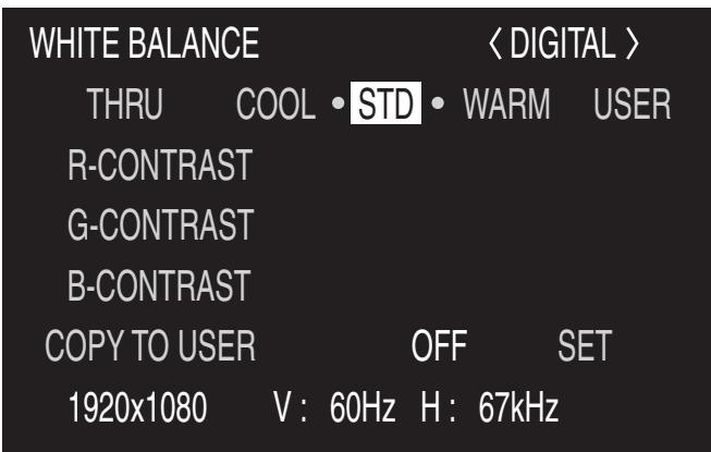 SHARP PN-655E - 按下 MENU 显示菜单栏。 - 1