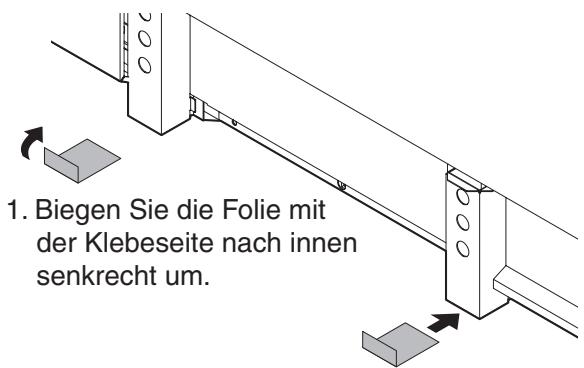 SHARP PN-655E - Entfernen des temporären Fuβes - 4