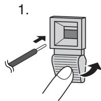 SHARP PN-655E - 与扬声器电线的连接 - 1