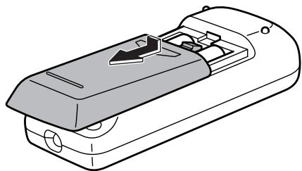 SHARP PN-655E - Opening the battery cover/Setting batteries - 1