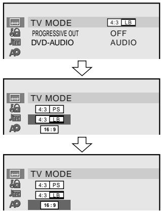 SHARP SD-HX600 - Changing the initial setting of DVD - 5