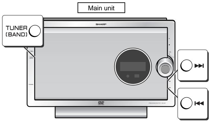 SHARP SD-HX600 - Listening to the radio - 1