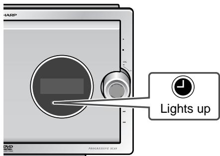 SHARP SD-HX600 - After setting the timer - 1