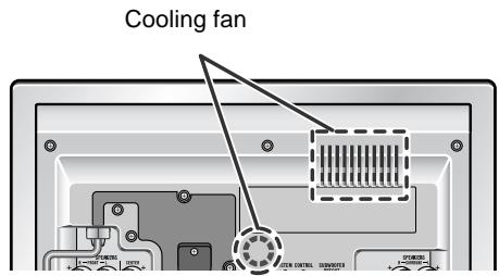 SHARP SD-HX600 - ■ Cooling fan - 1