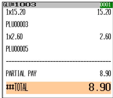 SHARP UP-3515 - [CASH_TOTAL] - 1