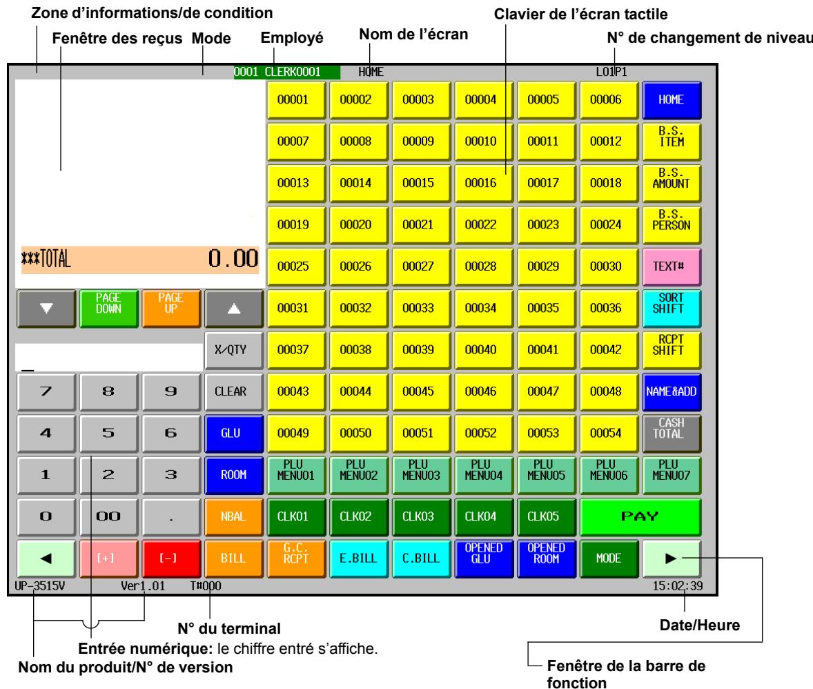 SHARP UP-3515 - - Ecran initial - 1