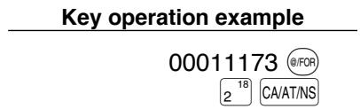 SHARP XE-A20S - Entry digit limit - 1