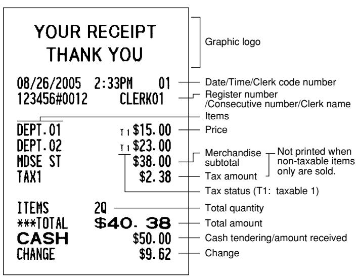 SHARP XE-A20S - Finalizing the transaction - 2