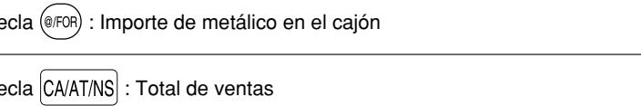 SHARP XE-A20S - Resumen de informes de lectura (X) y reposición (Z) - 2