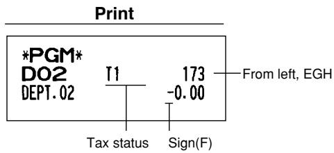 SHARP XE-A20S - Entry digit limit - 2
