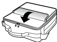 SHARP XG-F260X - Comment utiliser la mallette de rangement - 4