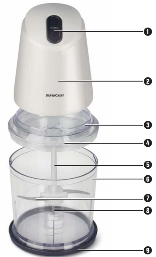 SILVERCREST KH 1161 - Universal-Zerkleinerer - 2
