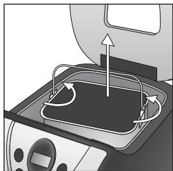 SILVERCREST KH 1172 - Removing and replacing the baking mould - 1