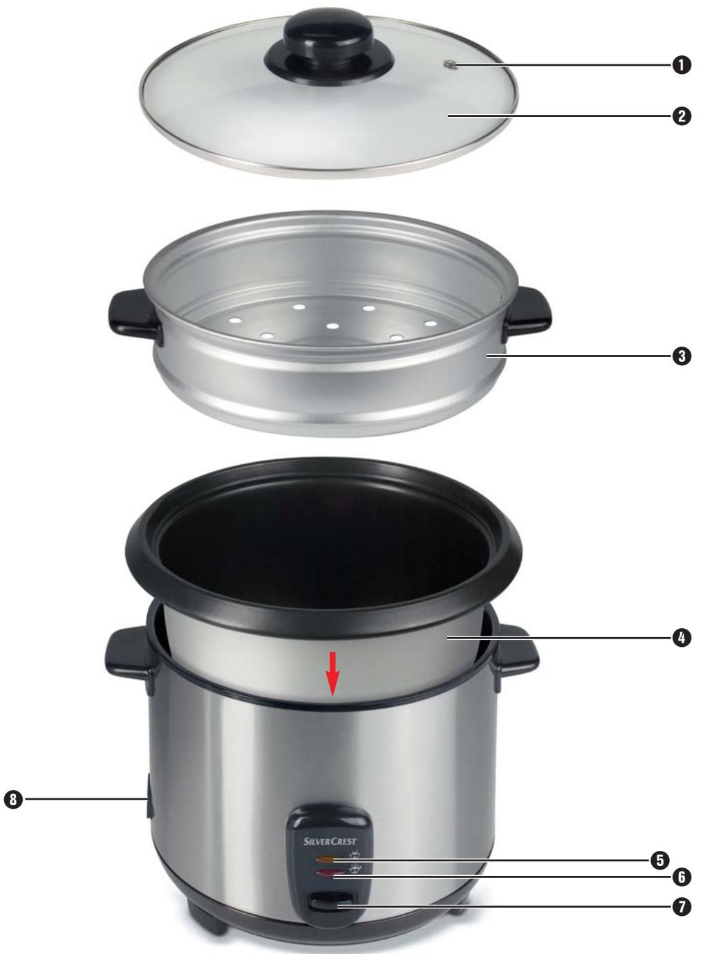 SILVERCREST KH 1558 - Cuiseur de RIZ électrique - 2