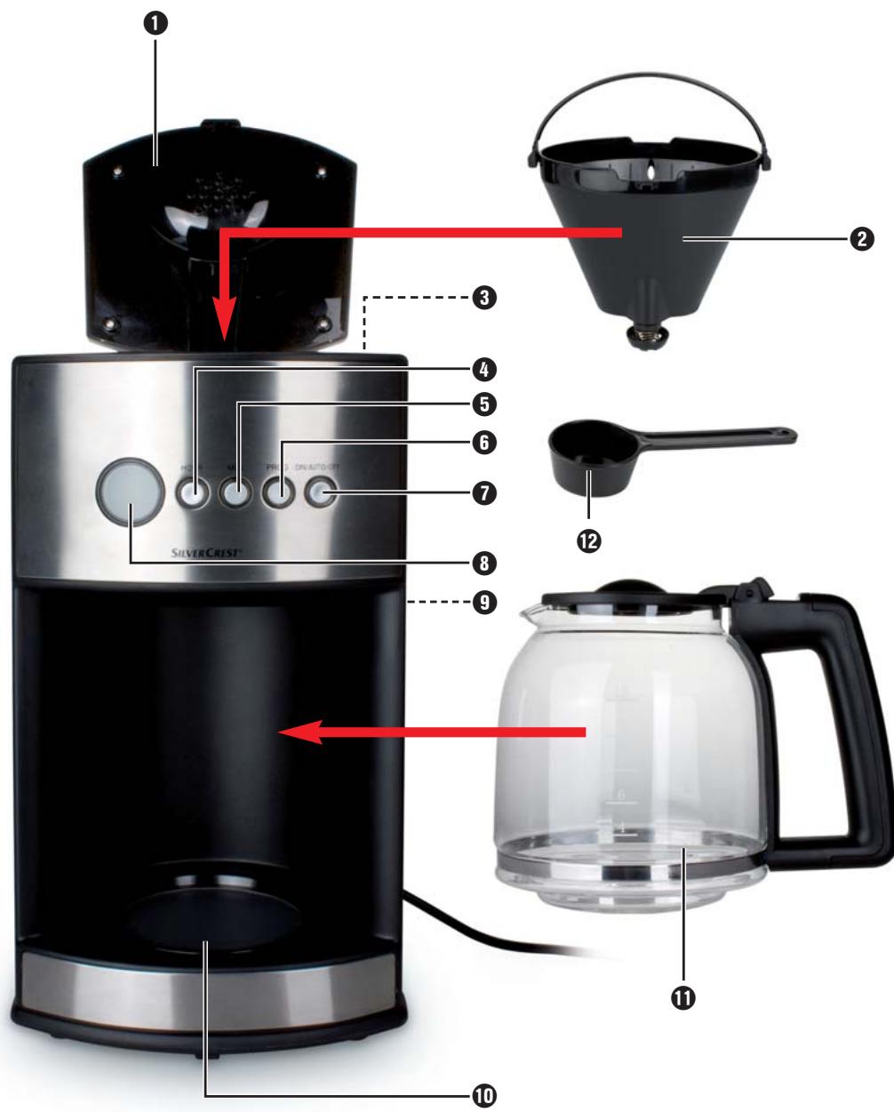 SILVERCREST KH 1907 - Cafetière électrique - 2
