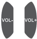 SILVERCREST KH 2155 - VOL+/— buttons ⑦ - 1