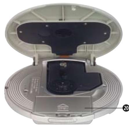 SILVERCREST KH 2277 - Controls, displays and connections on the MP3-CD player - 6