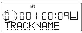 MP3 0:00 1:00:09 TRACKNAME