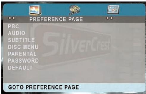 SILVERCREST KH 2360 - Preference Page - 1