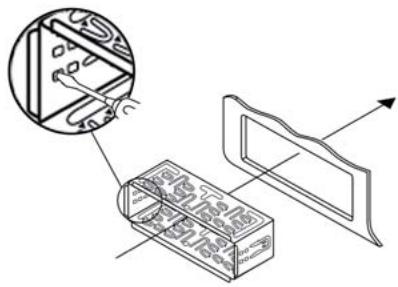 SILVERCREST KH 2376 - Installing the device into the ISO duct - 1