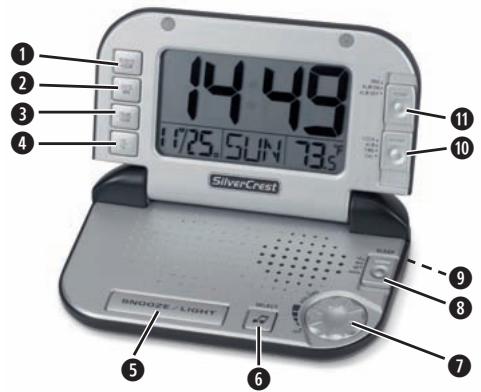 SILVERCREST KH 2415 - TRAVEL CLOCK - 2